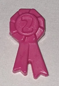 LEGO Friends DARK PINK Animal #2 Prize Ribbon Award Contest Winner Piece Part - Picture 1 of 2