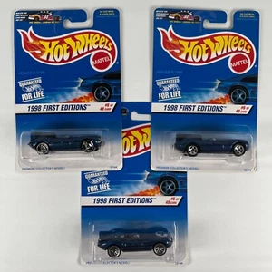 1998 Vintage Hot Wheels #638 First Editions 6/48 JAGUAR D-TYPE Diff. Wheels LOT - Picture 1 of 2