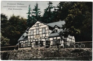 Ansichtskarte Restaurant Huthaus zum Fröhlichen Sonnenblick Siebenlehn ALT !! - Picture 1 of 2