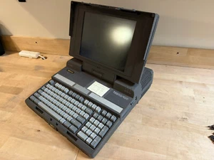 Rzadki vintage laptop Toshiba T5200/100 MS DOS 5.0 1991 - zły odczyt FDD - Zdjęcie 1 z 17