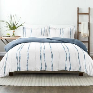 Reversible Pattern 3PC Duvet Cover Soft Easy Care with Shams by Kaycie Gray - Picture 1 of 84