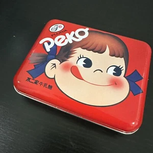 Peko Chan Fujiya Milky Tin Can Canister Travel Candy Case Milky Empty - Picture 1 of 7