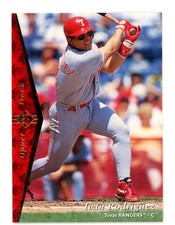 1995 SP Baseball # 198 Ivan Rodriguez - Texas Rangers 	