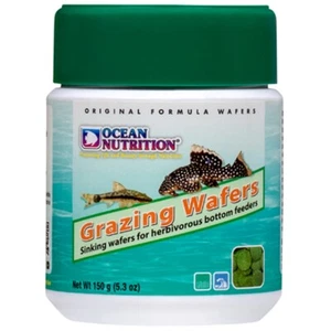 Ocean Nutrition Grazing Wafers 150 grams (5.3oz) Fish Food Wafers for Herbivores - Picture 1 of 4