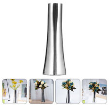 17cm Stainless Steel Metal Flower Vase - Desktop/Floor Ornament