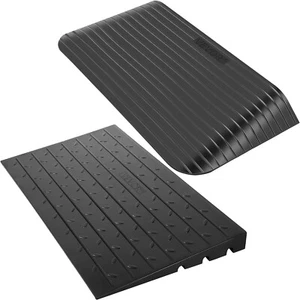VEVOR Rubber Threshold Curb Ramp 1.5in-4 in Rise Wheelchair Scooters Access Ramp - Picture 1 of 109