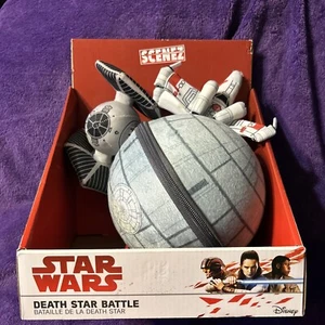 Star Wars Scenez Death Star Battle Plush Zipper NEW - Picture 1 of 11