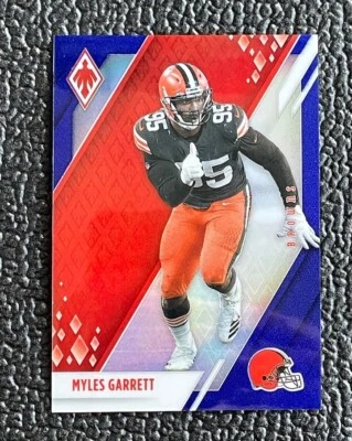 🔥1/1! MYLES GARRETT 2022 PHOENIX BLUE REFRACTOR #'D 35/35!🔥BROWNS! - Image 1 of 2