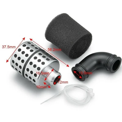 Aluminum Air Filter For 1/8 Oil Motor Engine Powered RC Off-Road Truck Car Buggy - Image 1 of 4