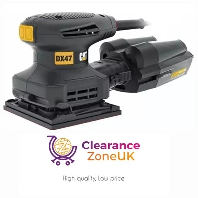 Brand New CAT DX47 1/4 Sheet Orbital Palm Sander  240W  15000rpm - Image 1 of 4