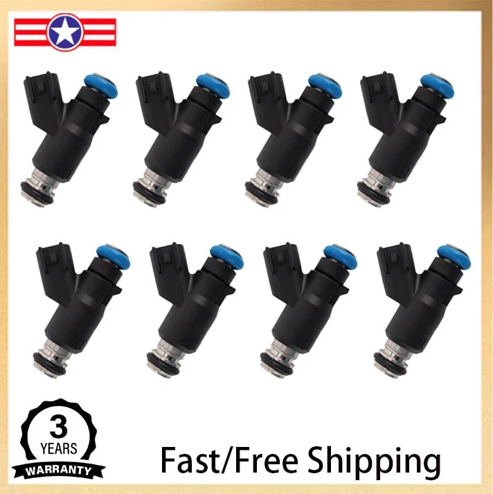 Inyector de combustible 8 piezas para Chevrolet Silverado 1500 GMC SIERRA 1500 2009 6,0 L V8 EE. UU. Foto 1 de 4