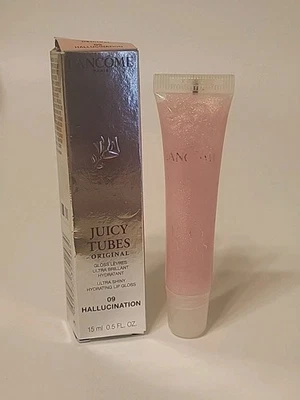 Lancome Juicy Tube Original Lip Gloss 09 Hallucination 0.5 Floz Scuffed Logo - Image 1 of 4