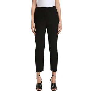 Ella Rafaella Womens Black High Rise Ankle Straight Leg Pants Plus 18W BHFO 9145 - Picture 1 of 1