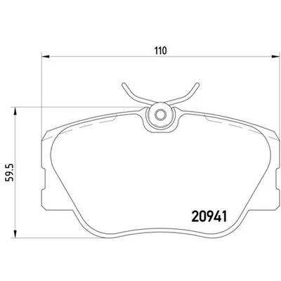 Juego de pastillas de freno de disco Hella Pagid 355017601 para modelos selectos de Mercedes-Benz 86-95 Foto 1 de 4