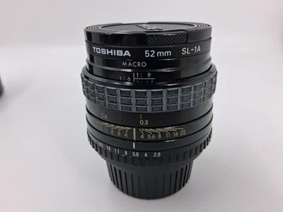 Sigma 28mm F/2.8 Mini-Wide II Macro Focus Lens w Toshiba 52mm SL-1A Filter - Image 1 of 4