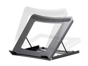 Monoprice Adjustable Folding Laptop Stand - Steel For Work/Home, Office Laptops - Picture 1 of 6