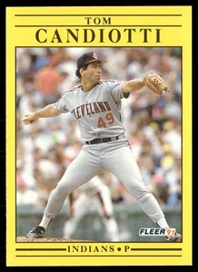 1991 FLEER TOM CANDIOTTI CLEVELAND INDIANS #364 - Picture 1 of 2