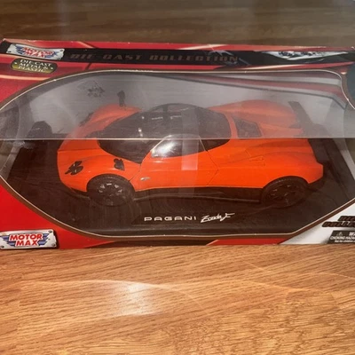 Motor Max 1/18 Scale Diecast 79159 - Pagani Zonda F - Orange - Image 1 of 4