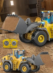 9 Channel Remote Controlled 4WD Loading Shovel 2.4 Ghz, 1-20 Scale, New & Boxed - Picture 1 of 17