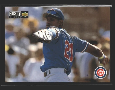 1996 Upper Deck #403 Chicago Cubs Checklist Sammy Sosa - Image 1 of 2