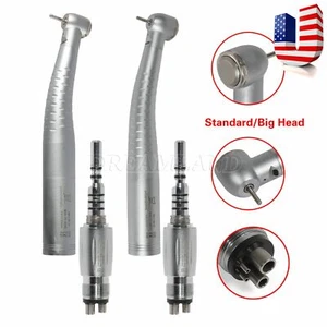 Dentista High Speed Fiber Optic Handpiece Push with LED E-generator 4H Coupler - Picture 1 of 8