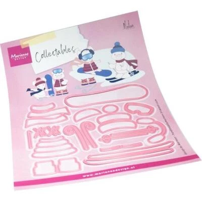 Marianne Design Collectables Cutting Dies - Winter Sports Accessories COL1558