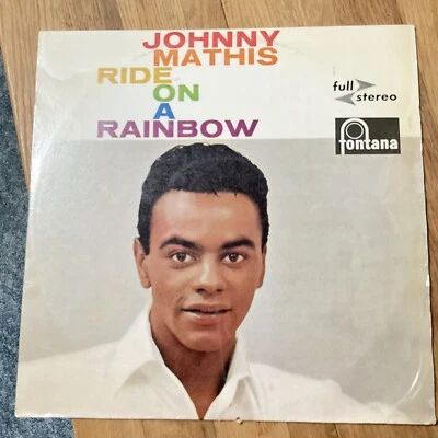 Johnny Mathis Ride On A Rainbow Fontana Rec VG-/VG- GlassineAlbSleeve - Image 1 of 4