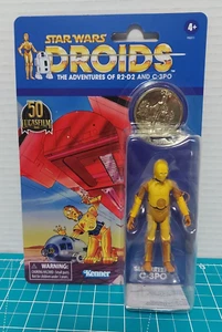 Star Wars Droids C-3PO Figure LucasFilm 50th Anniversary Hasbro Kenner 2022 - Picture 1 of 5