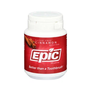 Epic Cinnamon Xylitol Chewing Gum - 50 pieces - Picture 1 of 1