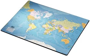 Esselte Sous-Main Carte du Monde Dimensions 41 x 54 cm 32188 - Afbeelding 1 van 1