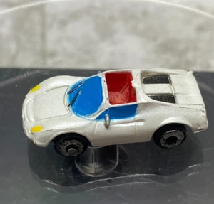 Vintage 1994 Micro Machines Ferrari Dino 246 GTS White Galoob LGT - Picture 1 of 11