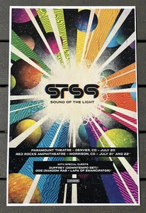 STS9 Sound Of The Light 2023 Red Rocks 11x17 Promo Concert Poster - Handbill - Picture 1 of 1