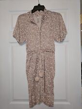 New listing
		Kensie Women's S/S animal Print Angora blend Zip up belted sweater Tunic Size Xs