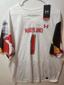 4XL -- Under Armour Maryland Terrapins terps Football Jersey NWT XXXXL - Picture 1 of 5