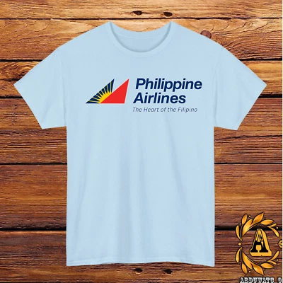 Camiseta Philippine Airlines Logo Negra/Gris/Blanca/Azul Marino/Roja/Azul Claro S-5XL Foto 1 de 4