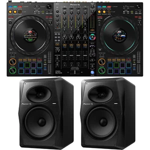 Pioneer DDJ-FLX10 DJ Controller w/ DJ VM-80 120W 8" Studio Monitors (Pair) - Picture 1 of 1
