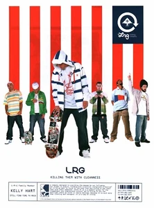 2007 PRINT AD - LRG L.R.G. CLOTHING AD - HIP HOP  CLOTHING AD - KELLY HART SKATE - Picture 1 of 1
