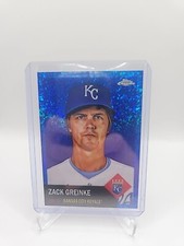 2022 Topps Chrome Platinum Anniversary Zack Greinke Blue Mini Diamond 21/199 PWE