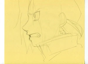 FullMetal Alchemist EDWARD Anime Cel Shusei Genga Sketch Set Studio Bag - Picture 1 of 11