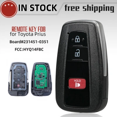 231451-0351 Llavero remoto inteligente para Toyota Prius 2016 2017 2018 2019 2020 2021 Foto 1 de 4