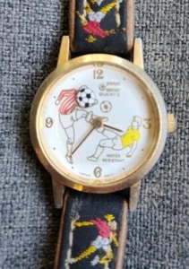 Cardini Unikat Fußball / Football Herren Quarzuhr braucht Batterie selten Sammlerstück - Bild 1 von 7