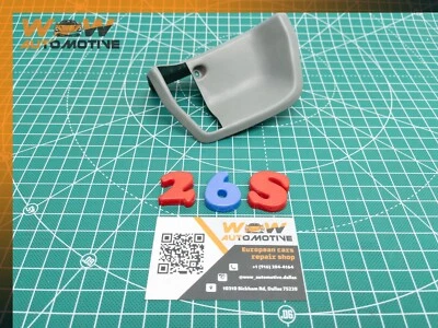 90-02 MERCEDES-BENZ R129 SL320 RIGHT PASSENGER SEAT HANDLE COVER TRIM GRAY OEM - Image 1 of 4