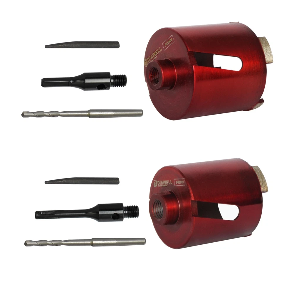 Diamant Dosensenker 68 mm 82 mm M16 Kernbohrer Dosenbohrer 6-Kant SDS-Plus