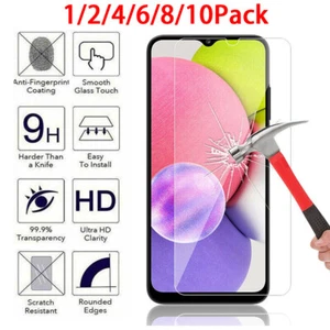 For Samsung Galaxy A12 A13 A23 A53 5G A03 Tempered Glass Protector Wholesale Lot - Picture 1 of 18