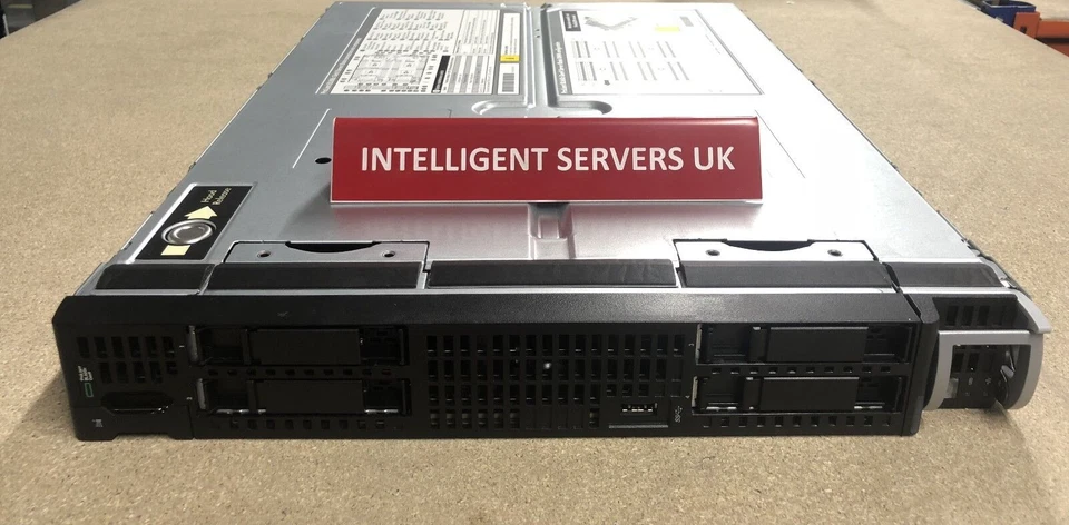 HP BL660c Gen9 4x E5-4655v4 128GB P246br/1GB FBWC 4SFF Blade Server - Image 1 of 1