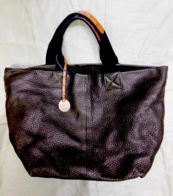 Bolso Cartera Bolso de Mano Pulicati de Cuero Súper Suave para Mujer Hecho en Italia Foto 1 de 4