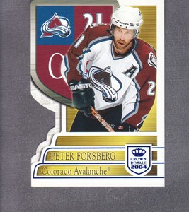 2003-04 Crown Royale Hockey Blue #23 Peter Forsberg 330/850