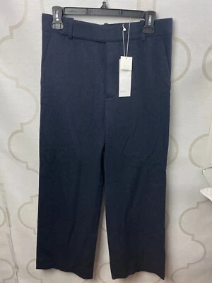 Pantalones Vince Mezcla Lana Pierna Ancha Elastizados Mujer Pantalón Carbón Talla 8 Nuevos Foto 1 de 4