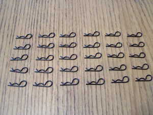 Fits Traxxas 30 BLACK Body Clips 1/10 TRX-4 Slash Summit Emaxx Tmaxx Revo E-revo - Picture 1 of 1