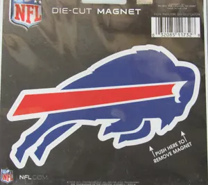 NFL Buffalo Bills 4 inch Auto Magnet Die-Cut by WinCraft - Picture 1 of 1